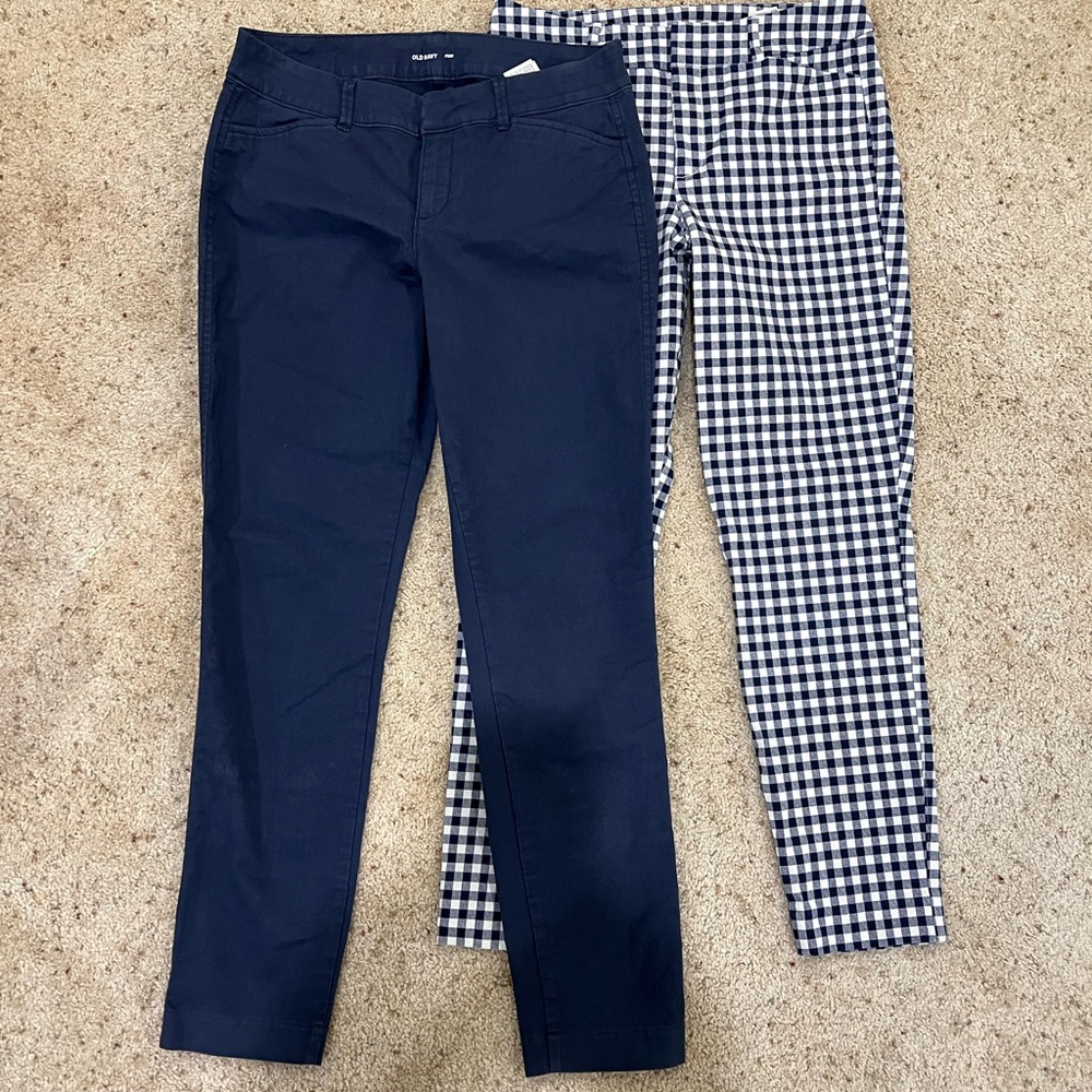 Old Navy Navy And Gingham Pixie Bundle - image 1